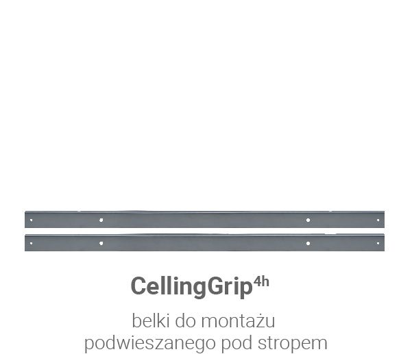 Thessla Green Celling Grip, belki listwy do montażu rekuperatora