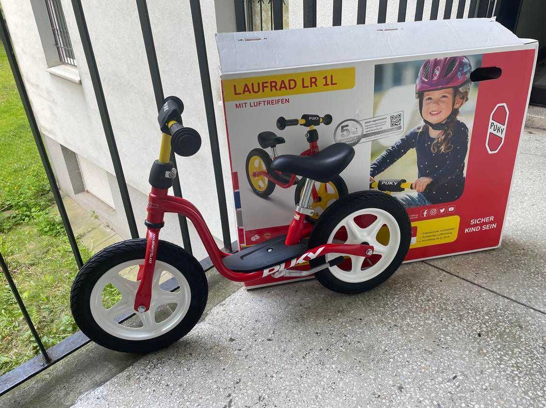 Rowerek dziecięcy PUKY LR1L Czerwony 4003 3+ (90cm+)