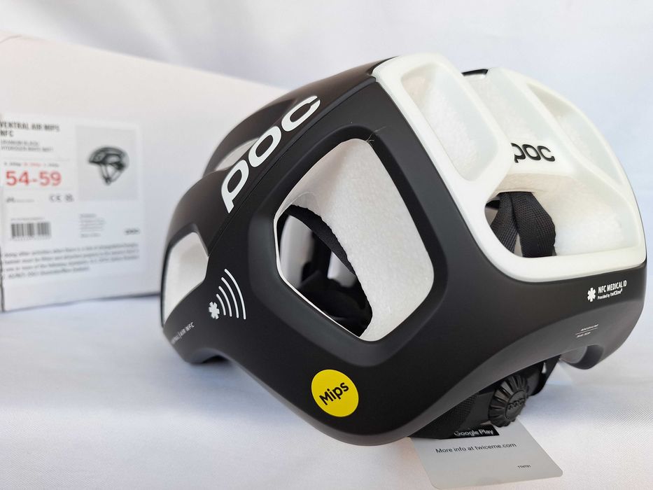 Kask rowerowy szosowy Poc Ventral Air Mips NFC Uranium Black M 54-59cm