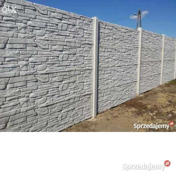 Ogrodzenie płoty betonowe