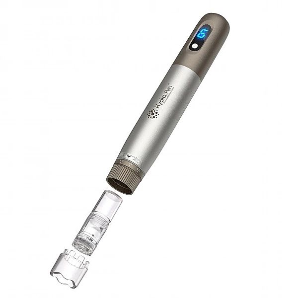 Dermapen Hydra Pen do mezoterapii - Zestaw z 2 wymiennymi kartridżami