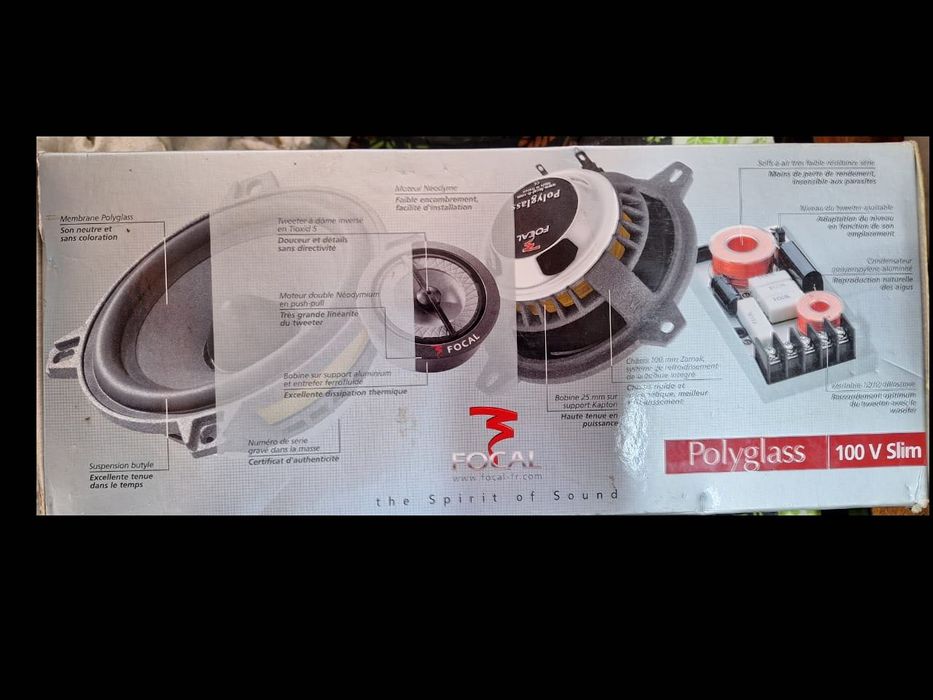2-х компонентна автоакустика Focal Polyglass 100 V Slim