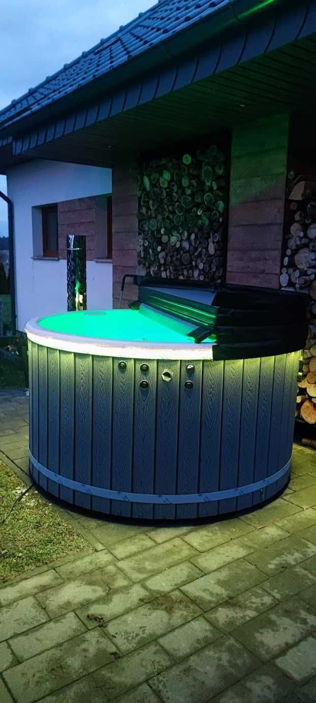 Balia jacuzzi ogrodowe bania sauna relax wanna spa hydrospa