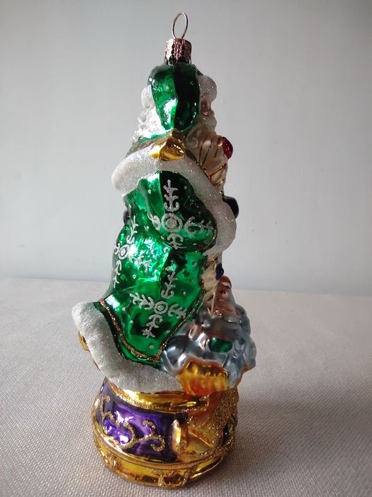 Ozdoba choinkowa dekoracja bombka św Mikołaj Radko kolekcja