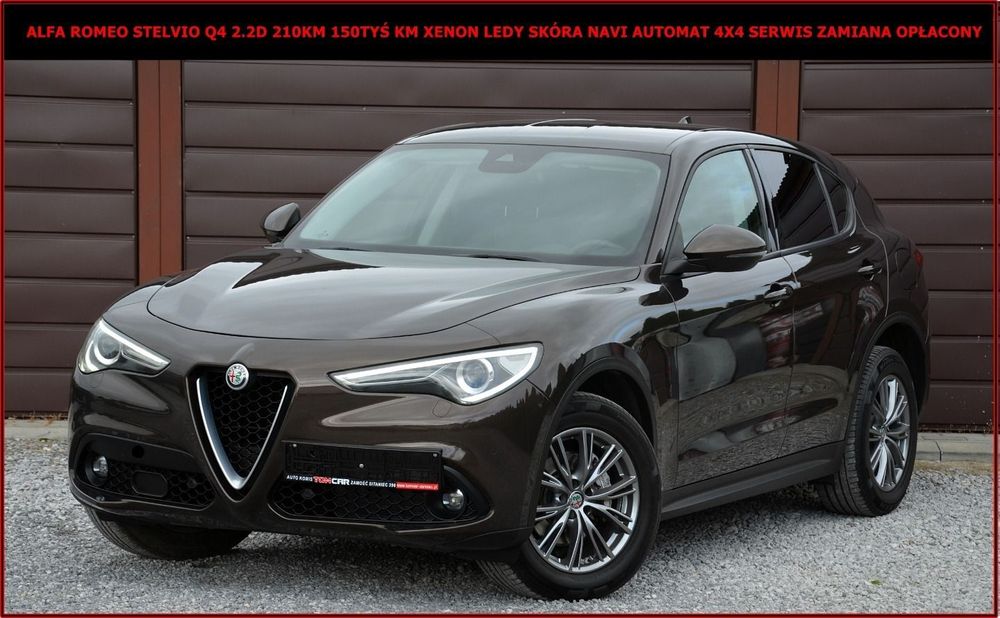 Alfa Romeo Stelvio Alfa Romeo Stelvio 2.2 JTDM 210KM Q4 Skóra Navi Łopatki Radar Automat