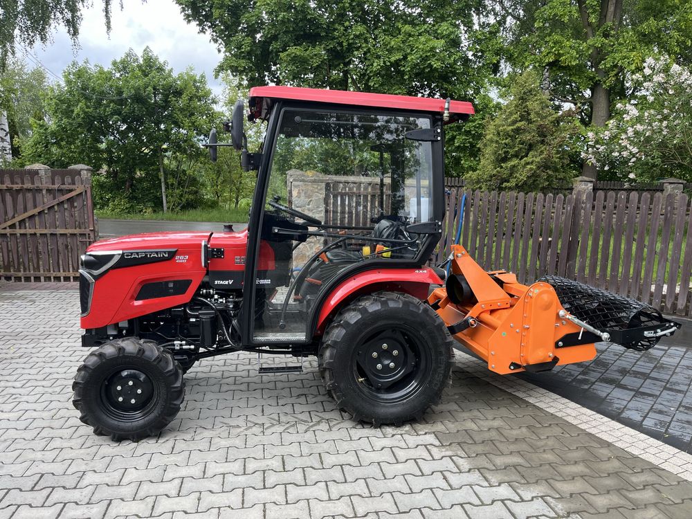 Traktorek z kabiną captain 263 homologacja nowy 4x4 silnik mitsubishi