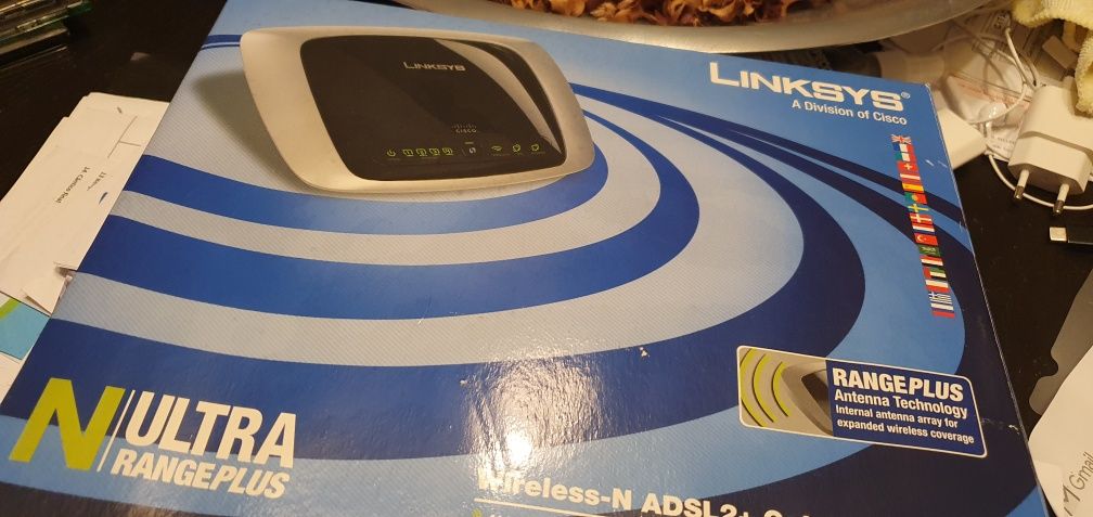 LINKSYS Wireless-N ADSL2+ Gateway WAG160N-EU