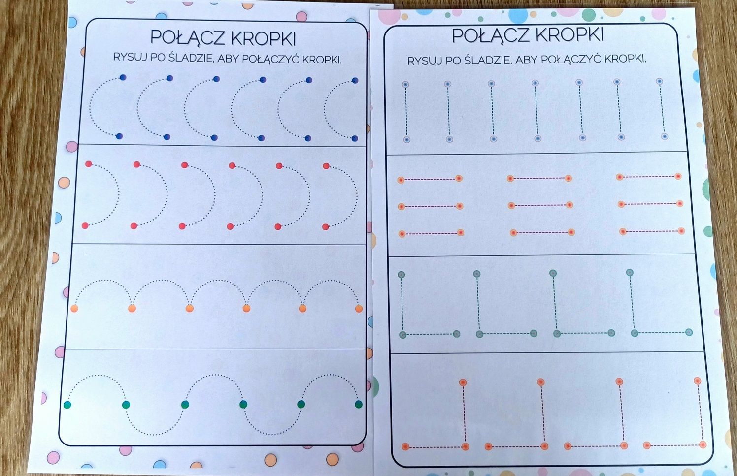 Laminowane pomoce edukacyjne-ksiażeczka dla dzieci 5+