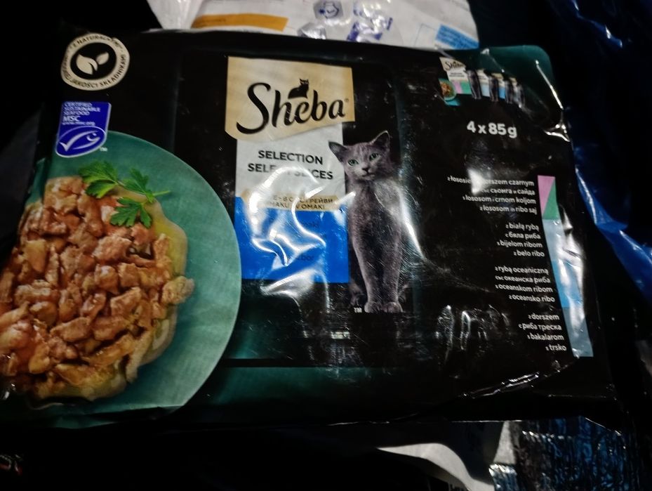 Sheba karma mokra saszetki dla kota dorosłego rybne smaki 4x 85