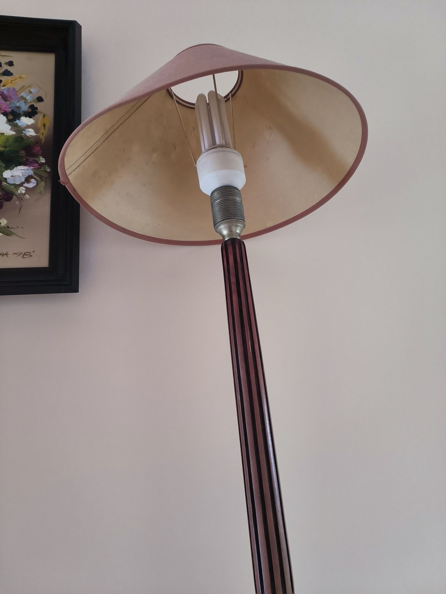 Lampa stojąca PRL vintage