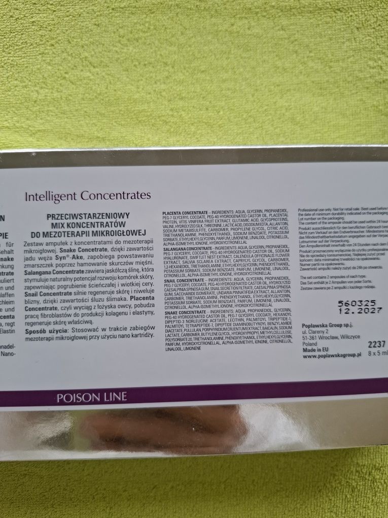 Intelligent concentrates clarena 8×5ml przeciwstarzeniowy mix