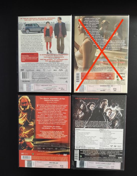 DVD's originais usados