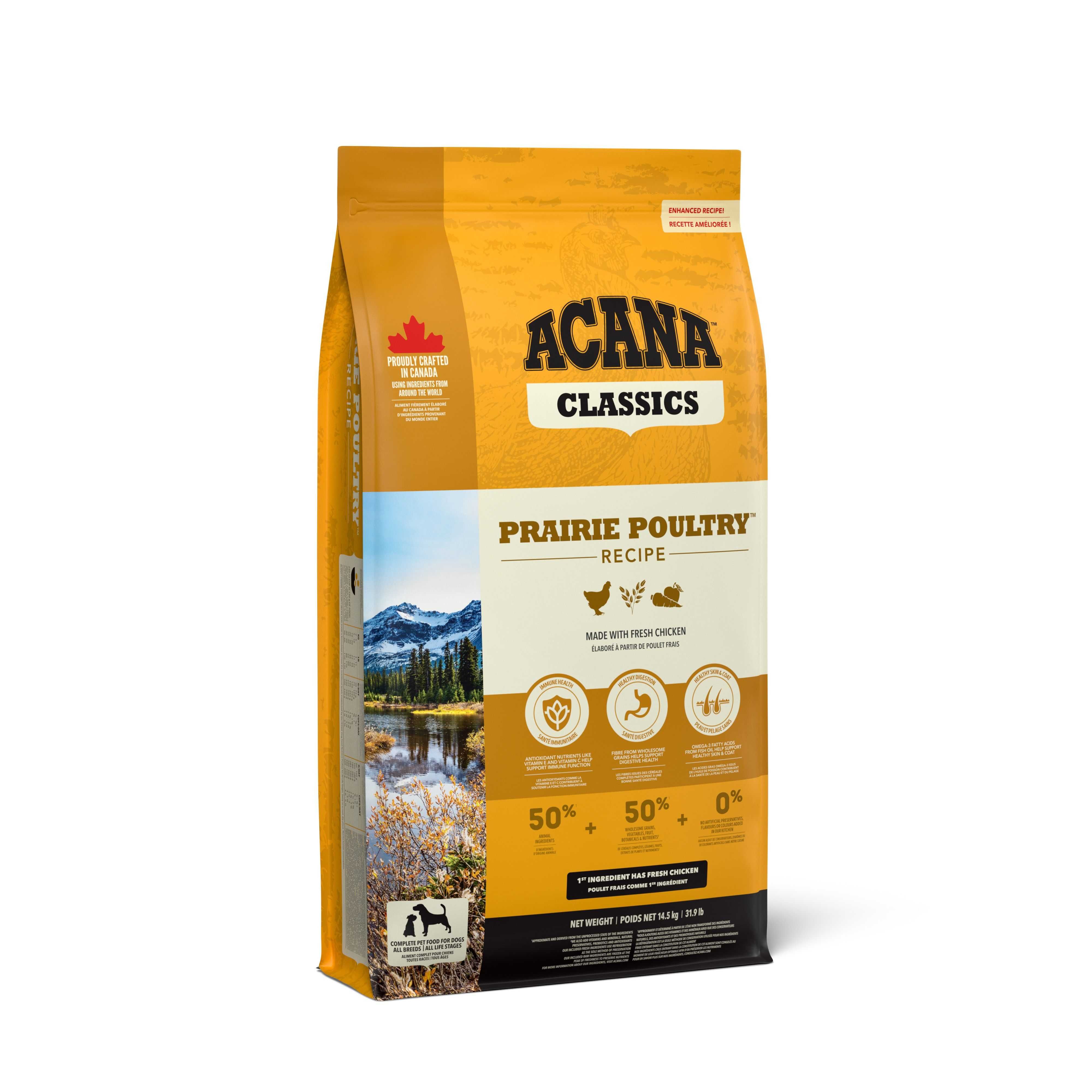 Karma dla psa Acana Prairie Poultry z kurczakiem - 14,5 kg