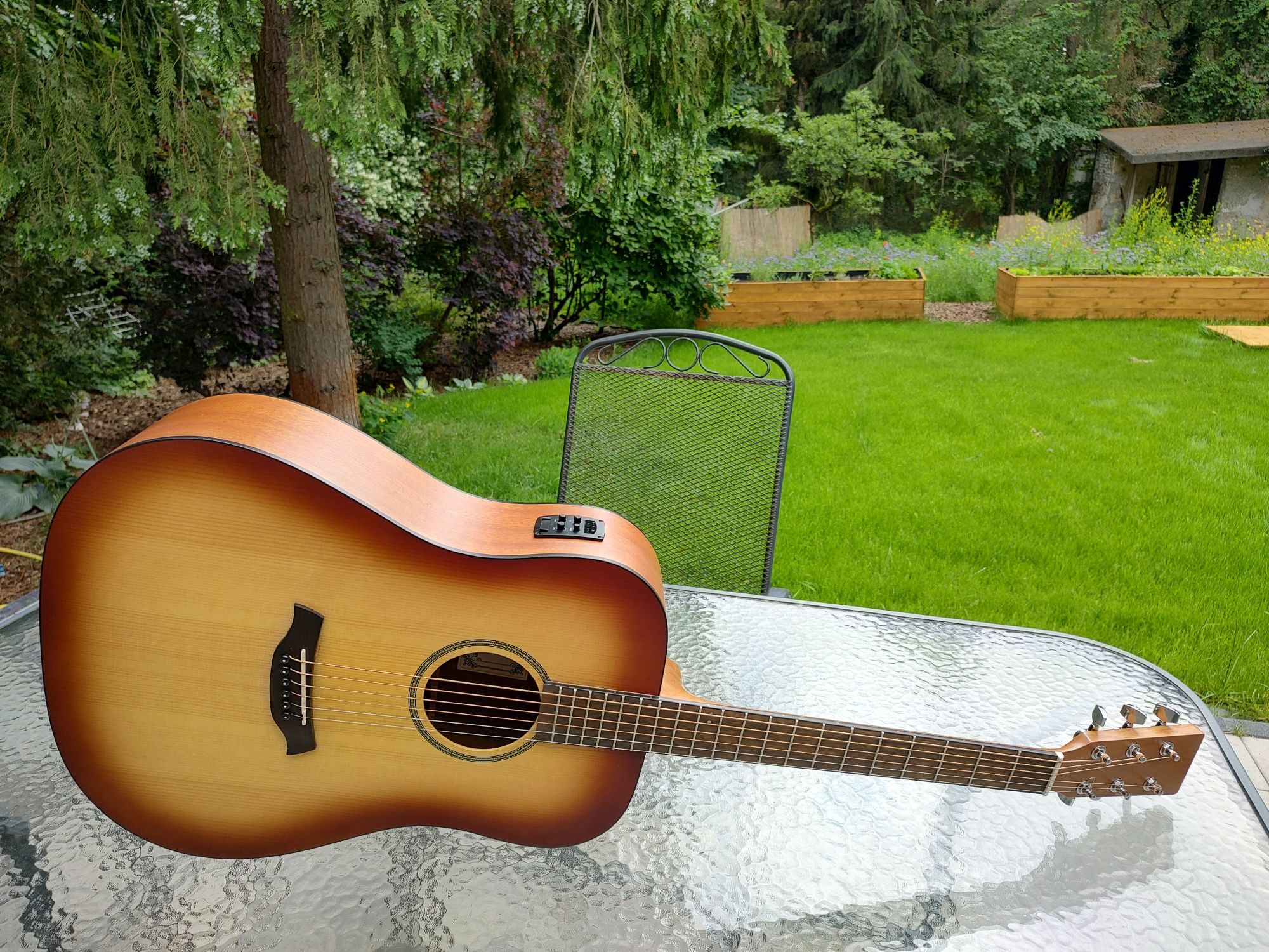 NOWA Logan DN11 EQ SB gitara elektroakustyczna Piękny instrument //
