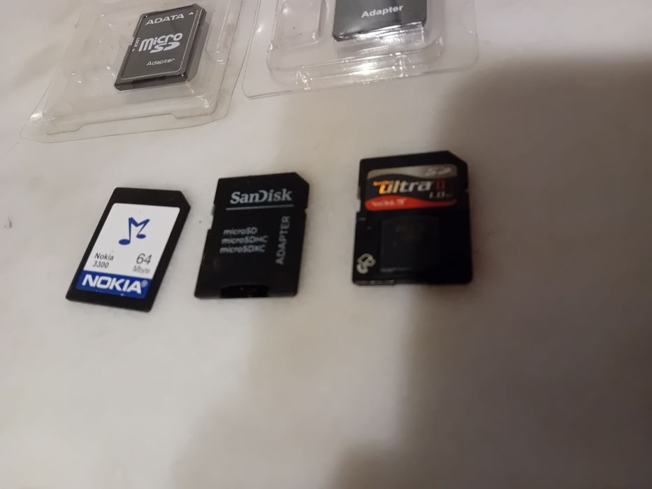 Conjunto de 5 Adaptadores/Cartão de Memória