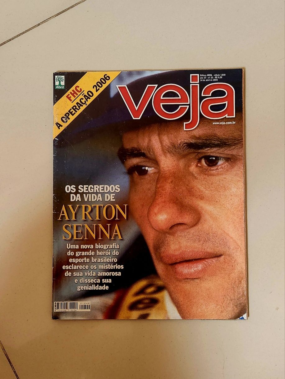 Revistas Comemorativas sobre a vida de Ayrton Senna