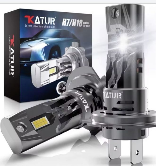 Лед лами Katur, led H7,світлр на авто