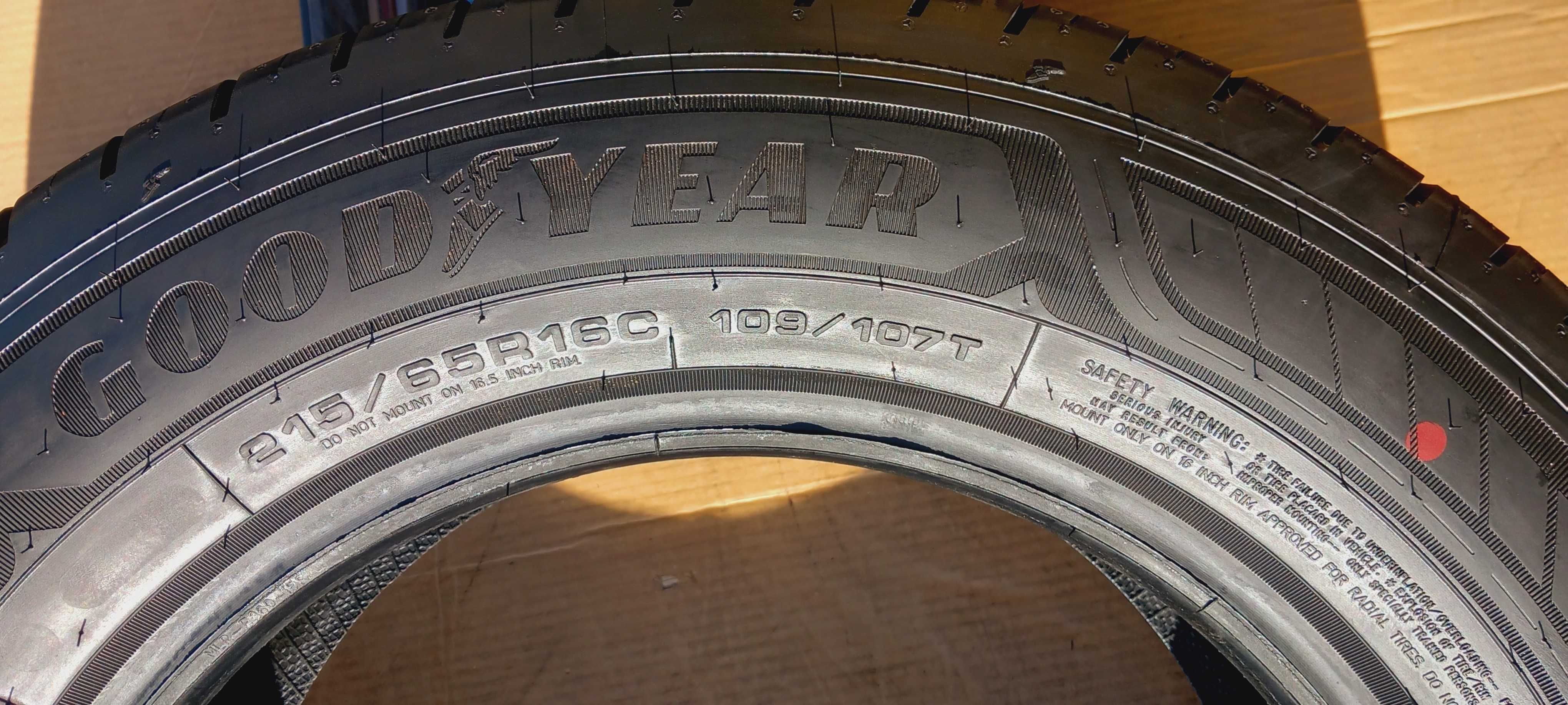 Nowe opony letnie Premium 4x GOODYEAR 215/65R16C 109/107T, X.2024r.