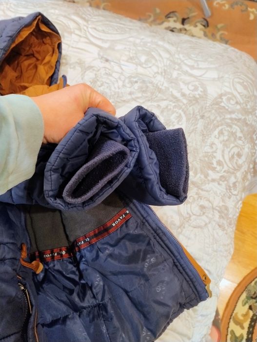 Куртка зимова 116-122 см парка, пуховик на хлопчика