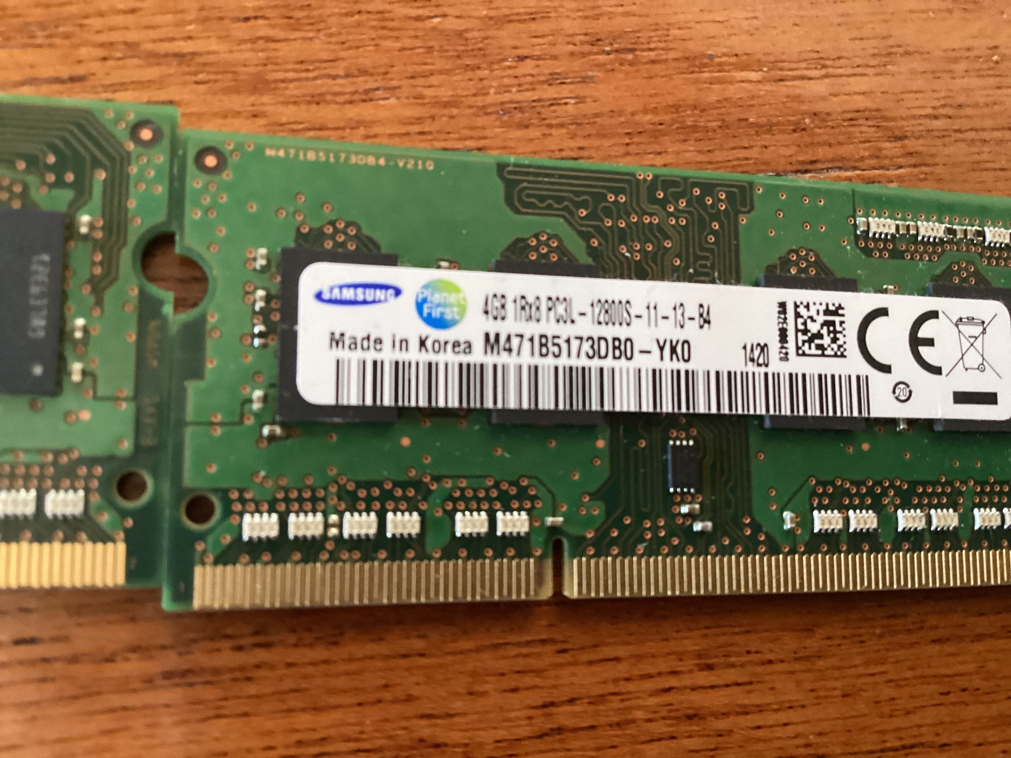 2x 4gb Samsung Ram para notebook