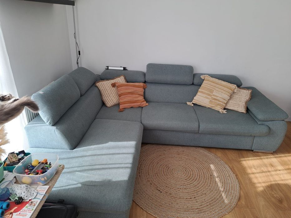 Narożnik wypoczynek zielony