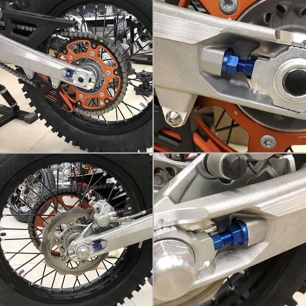 Śruby regulacji naciągu naciąg łańcucha KTM Husqvarna Husaberg Sherco