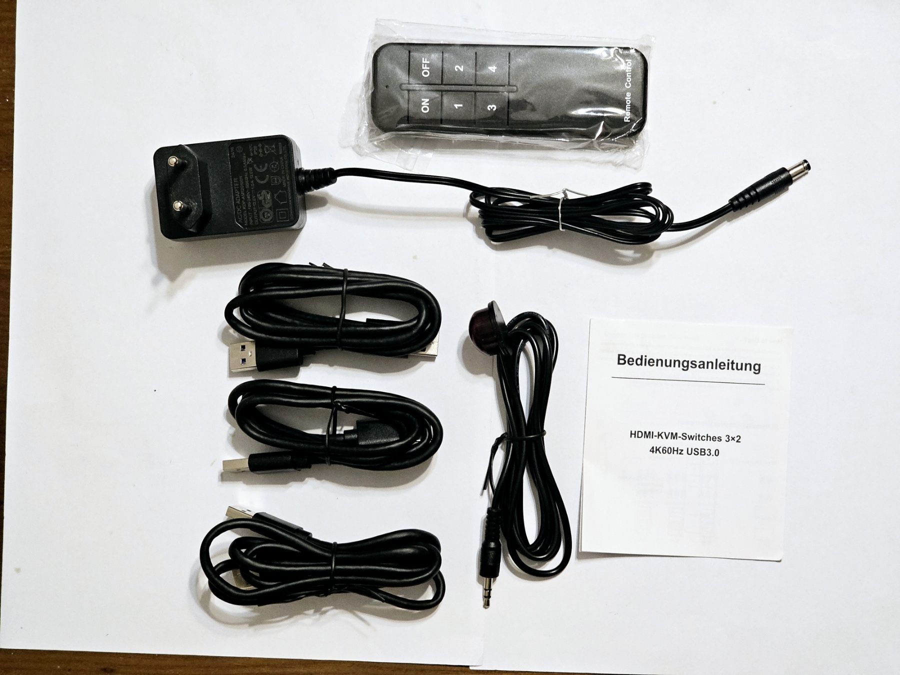 Свіч HDMI KVM Dual Monitor 3×2 VPFET VP-SW330