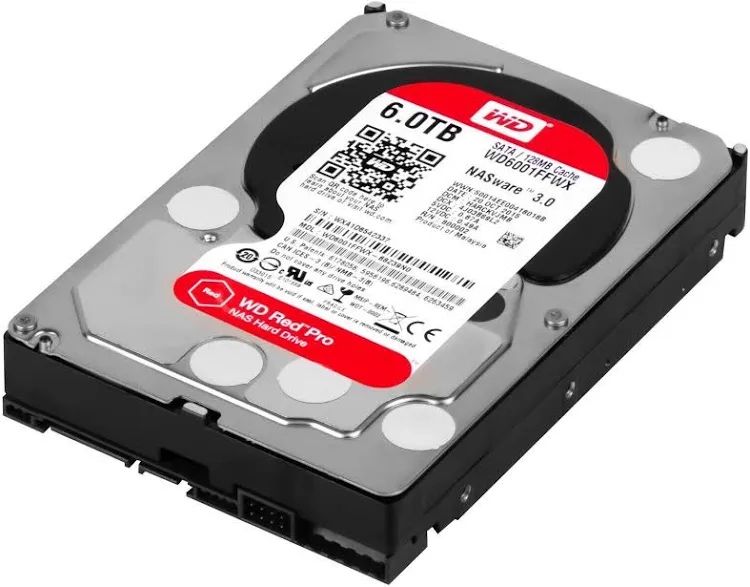 WD Red PRO WD6005FFBX 6TB  7,2k  256MB SATA III NAS Drive