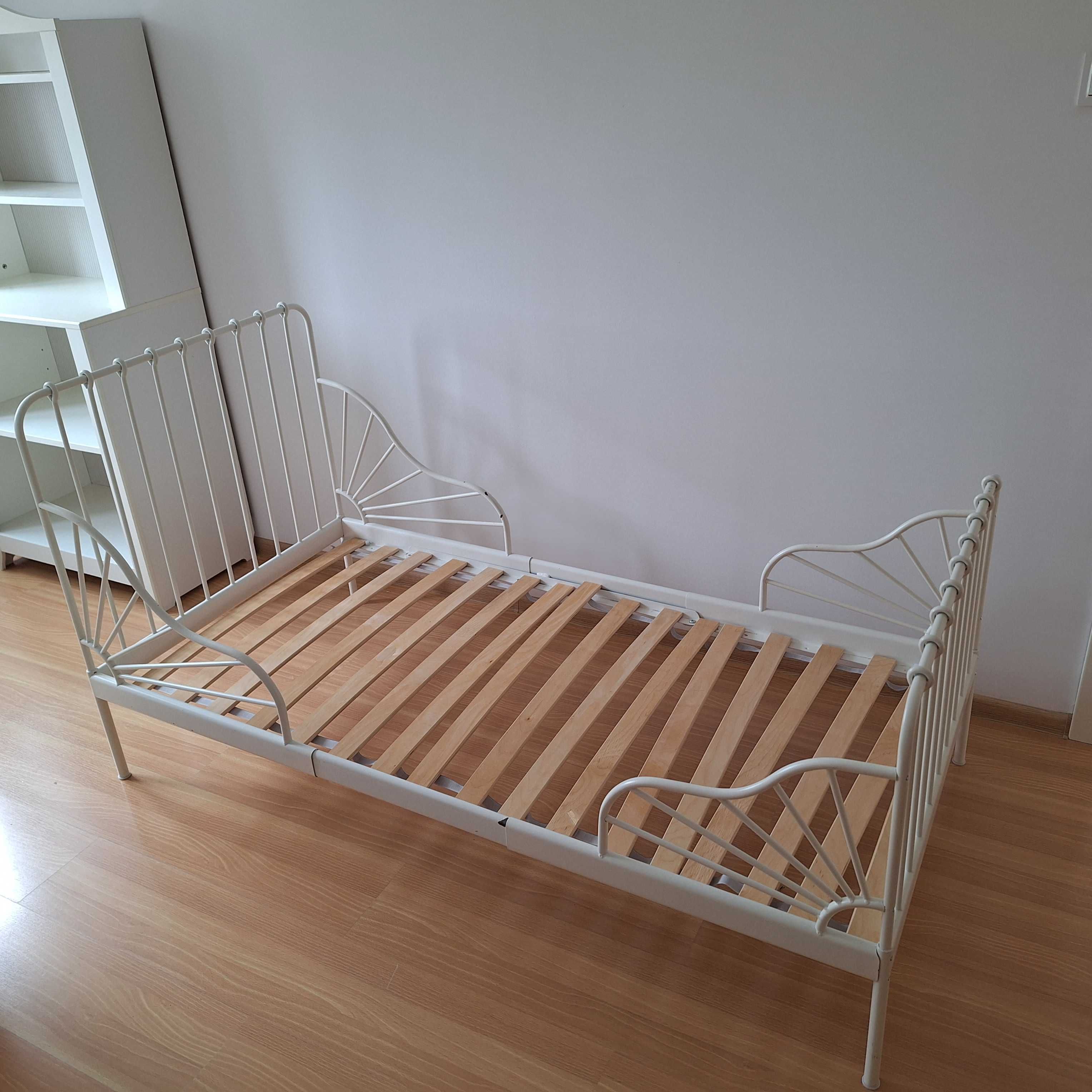Łóżko ikea rozsuwane Minnen łóżeczko z dnem