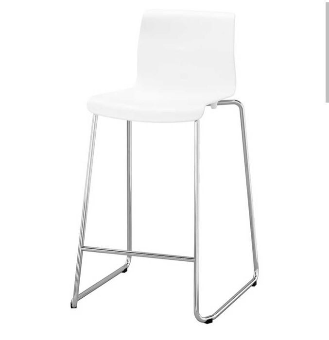 Banco alto IKEA branco 76cm