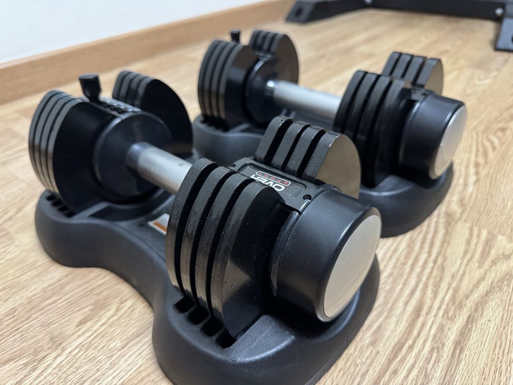 Halteres Ajustáveis Over Sport 2,2–11kg (Par) – Excelente Estado