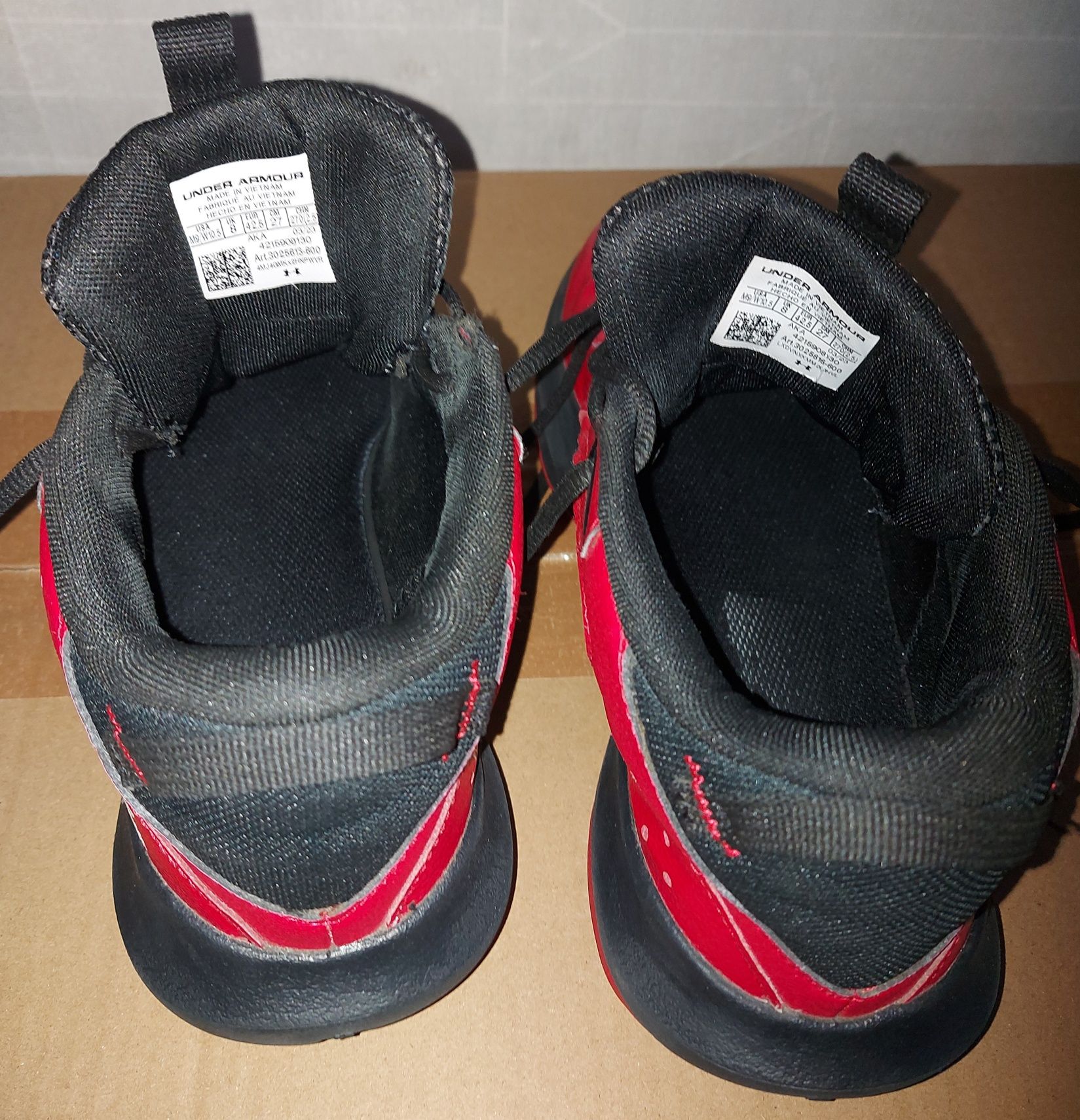 Tenis Basquetebol Under Armour lockdown 6 vermelhas