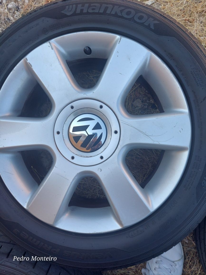 Conjunto de jantes Originais VW Golf V Polo Caddy