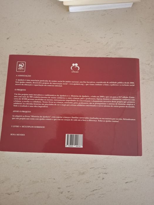 Livro Historias das Ajudarias