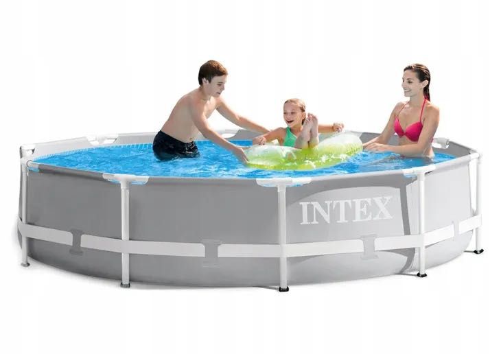 Basen Stelażowy Ogrodowy 305x76cm INTEX POMPA 9w1 Wytrzymały OKAZJA!