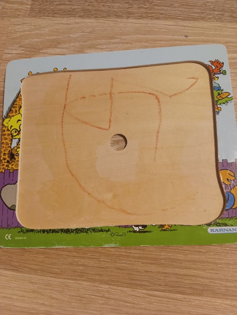 Układanki puzzle drewniane