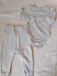 Spodnie chłopięce dresowe dres h &m r 74 i body