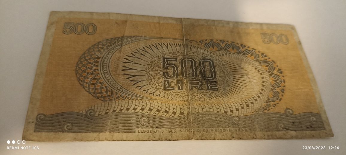 500 liras, (1966)