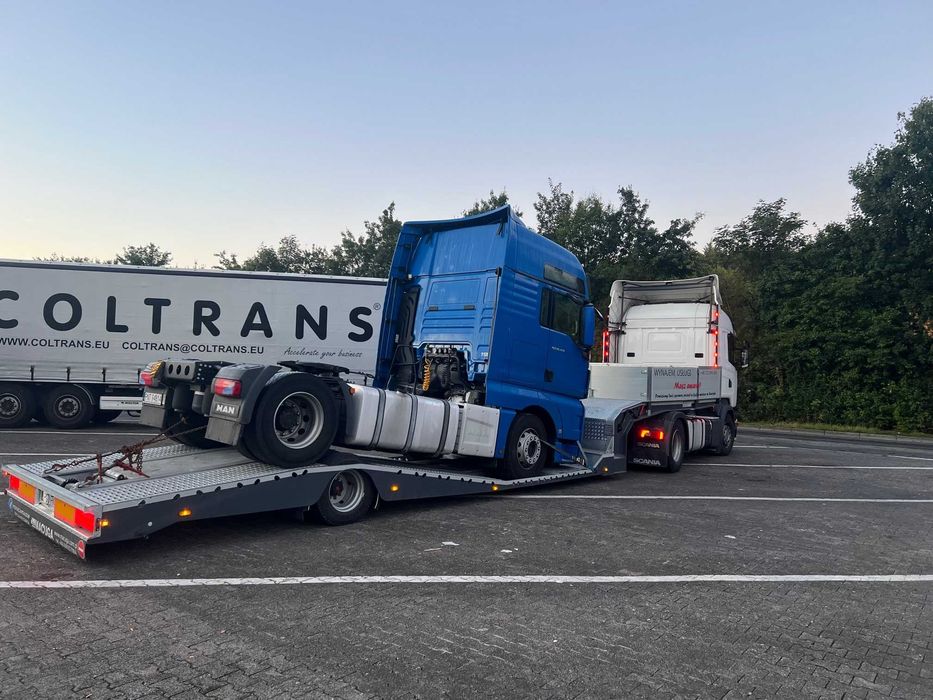 Wynajem, Usługi, Niskopodwozia, Niskopodwozie, Laweta TIR Wolsztyn