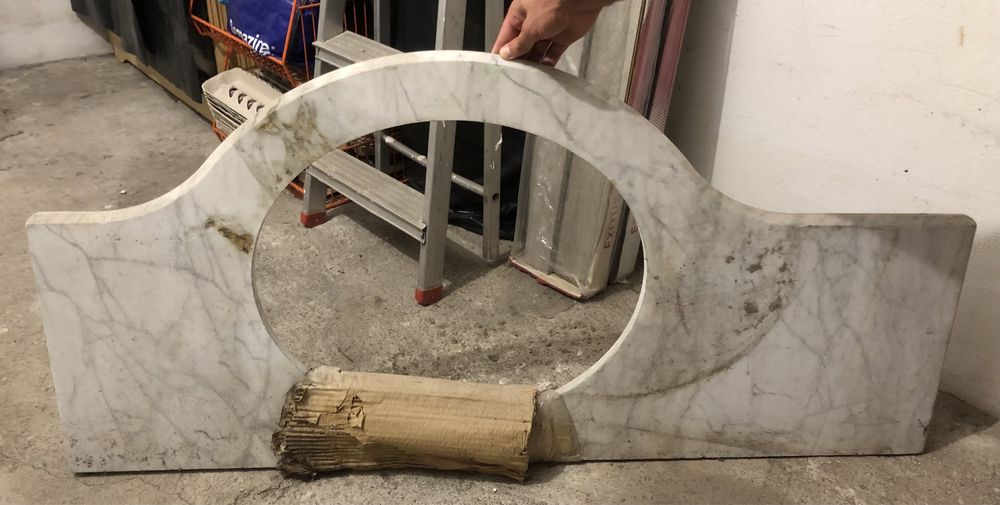 Tampo de lavatório mármore