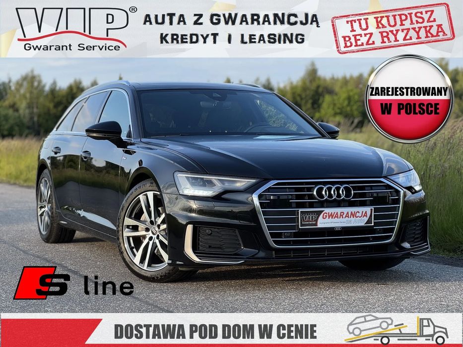Audi A6 Avant 40 TDI S-LINE 22 t.km / PISEMNA GWARANCJA w cenie / Transport / KREDYT