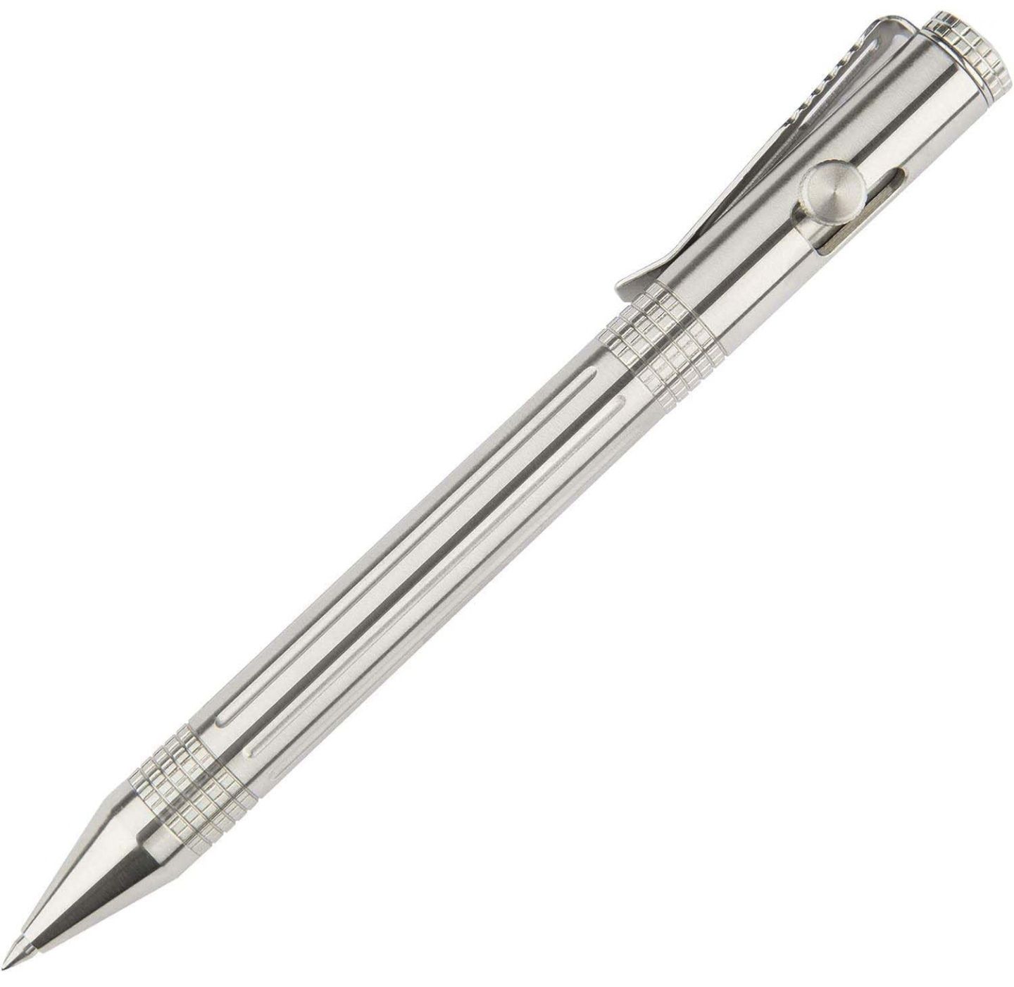 Caneta SMOOTHERPRO Bolt Action Aço Inox