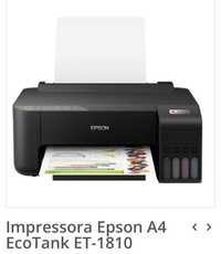 Impressora eco tank Epson e tinteiros
