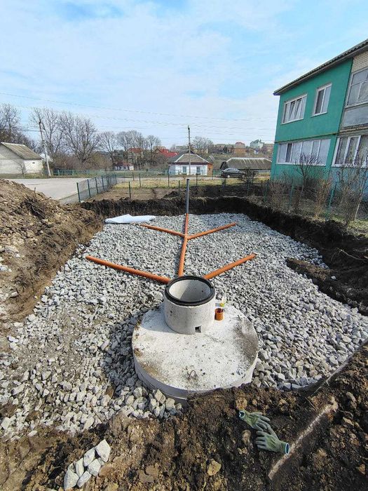 Будівництво СЕПТИКІВ швидко та якісно Монтаж Бетонні кільця / доставка