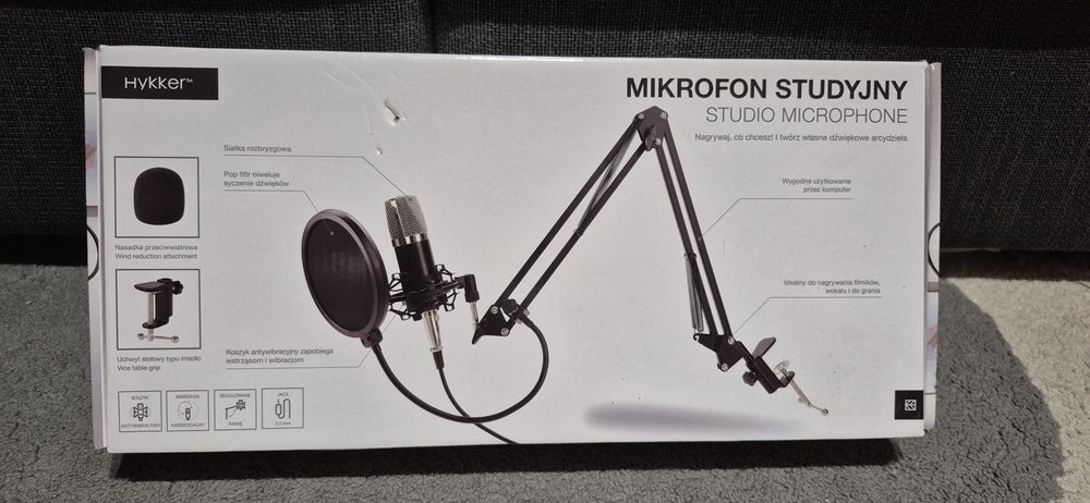 Mikrofom studyjny Hykker