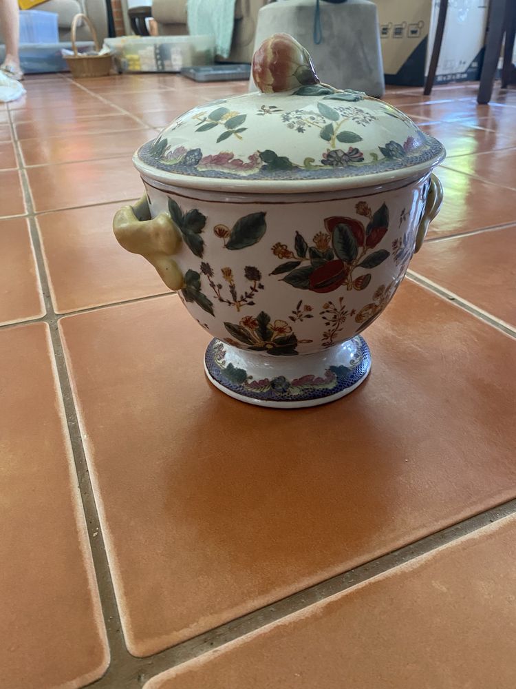 Vaso pintado mão