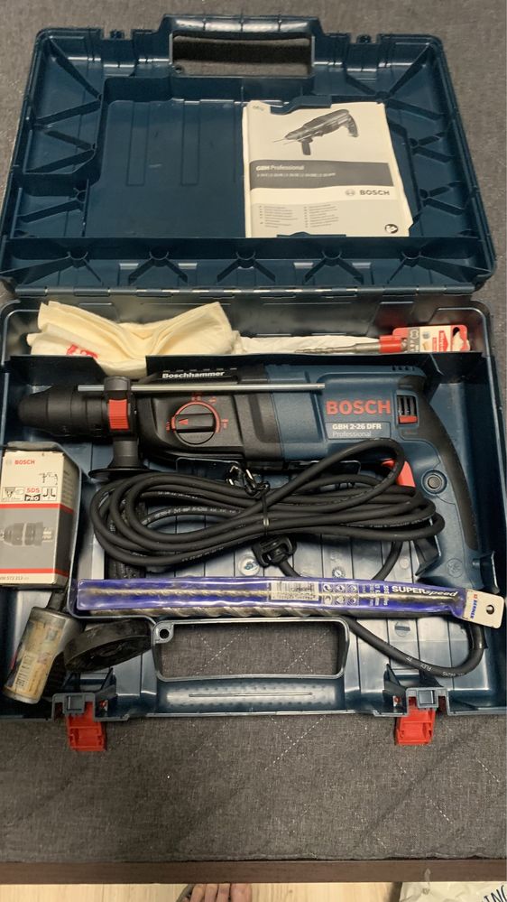 bosch gbh 2-26 dfr professional + dodatkowa głowica