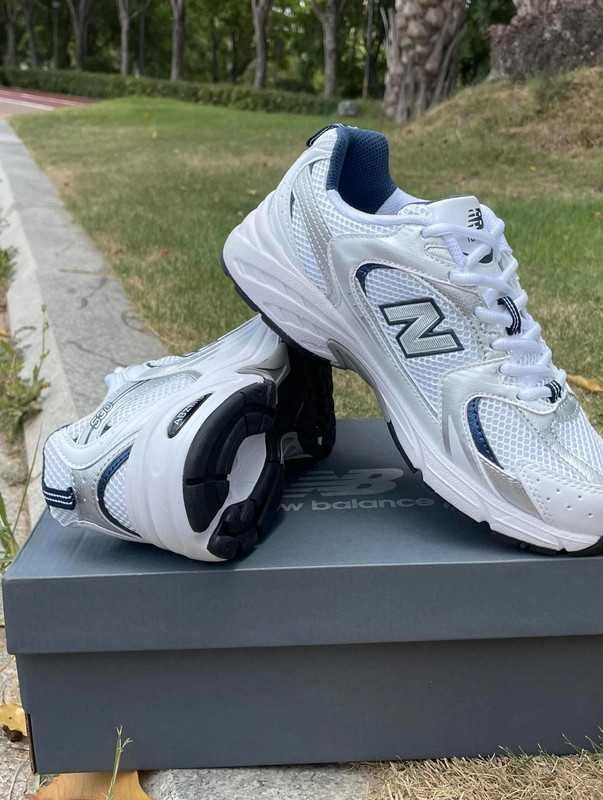 New Balance530_White Sneakersy Damskie_Moda Solidne 37.5