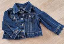 Nowa śliczna kurtka jeansowa 68-74 cm (6-9 m-cy)