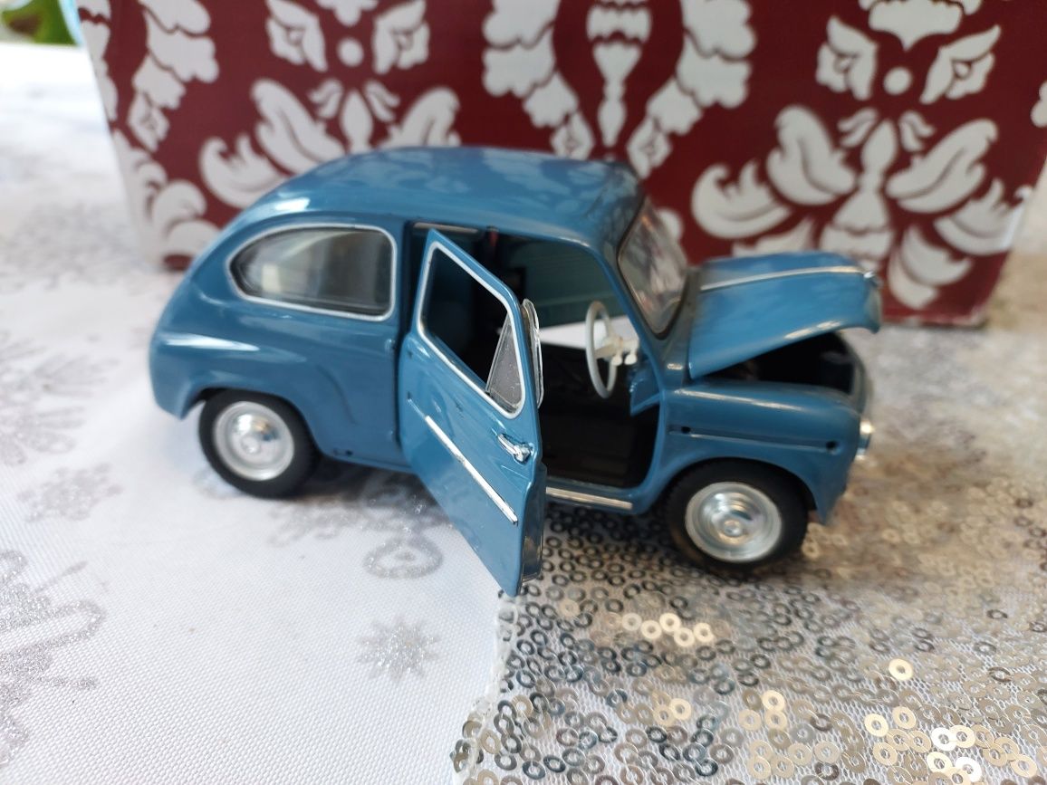 Kolekcjonerski model Fiat 600 D z 1960 roku